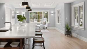 iluminación en la cocina